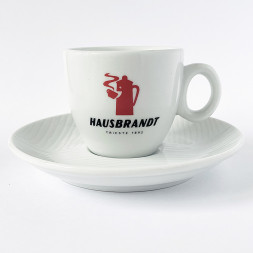 УЦЕНКА Чашка с блюдцем Hausbrandt Эспрессо, 70мл